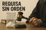 Imagen ilustrativa generada con IA: Requisa sin orden: Casación de Entre Ríos excluyó pruebas de narcomenudeo