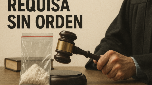 Imagen ilustrativa generada con IA: Requisa sin orden: Casación de Entre Ríos excluyó pruebas de narcomenudeo